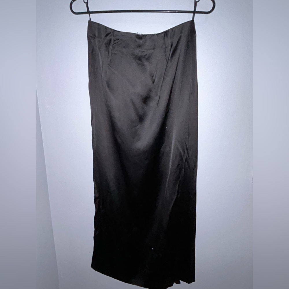 Cos slim-fit pencil silk skirt